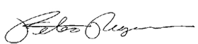 Signature of Peter Reyes